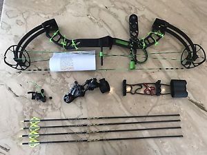 2014 PSE Archery Pro Series Full Throttle 70# 29" Custom Ready To Hunt!