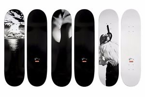 Supreme Robert Longo Deck Skateboard Set of 3 Authentic Box Logo Clark Koons