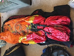 All you need to Fly !!!!  Apco Vista Paraglider Wing, Independence Harness, more