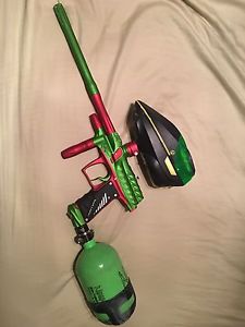 Bob Long Dragon G6r Paintball Marker green/red accents