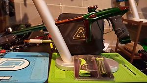 Used DLX Luxe ICE Paintball Gun - Gloss Green and Gloss Brown