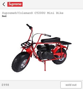 Supreme/Coleman CT200U Mini Bike