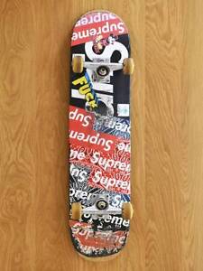 2010 Supreme x Box Logo Deck Monogram Venture Truck Skateboard Skate Board Deck