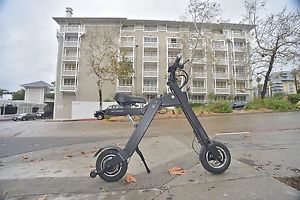 Electric Scooter Max Speed 18mph Weight 40lbs 4hrs Charge Max Load 260lbs. Black