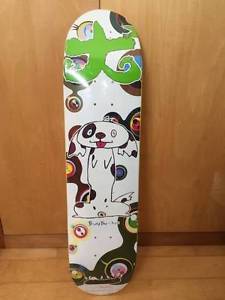 2010 Supreme x TAKASHI MURAKAMI x Vans Bunbu-kun Skateboard Skate Board Deck