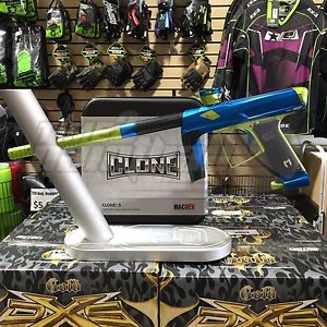 MacDev Clone 5 - Aqua / Lime - Paintball Marker **FREE SHIPPING**