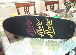 Vintage old school skateboard Alva Leopard 1979 original not reissue SIMS ACS GS