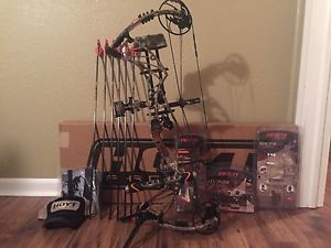 Hoyt pro defiant 2017 60/70ls 28/30" draw cam 3. sight quiver stabilizer arrows