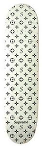 Supreme Monogram Skate Deck Louis Vuitton White unused 2000 Rare